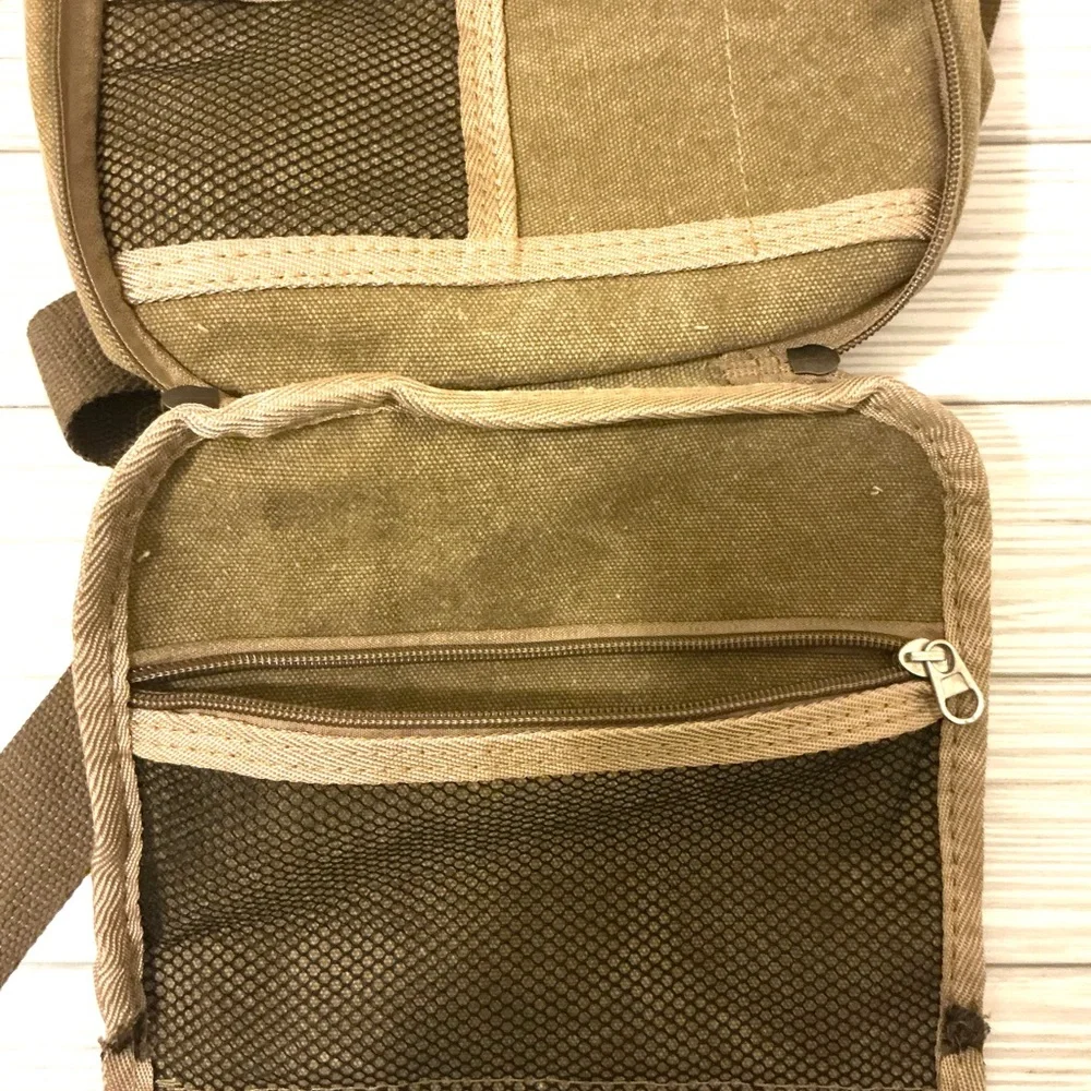 Men’s Crossbody Hiking/ Camping Bag with Adjustable Strap and Vintage Appeal